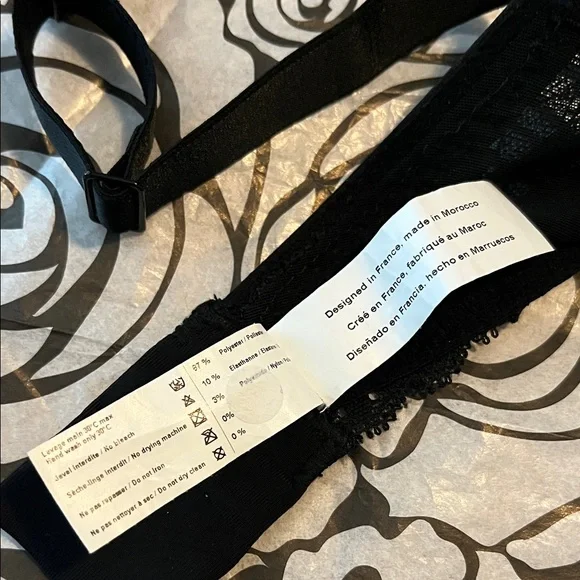 SIMONE PERELE PARIS CARESSENCE UNDERWIRE PLUNGE BRA 12J316 E - Picture 8 of 9